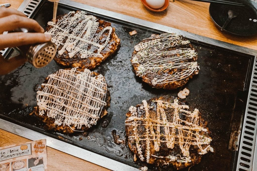 Okonomiyaki in Tokyo
