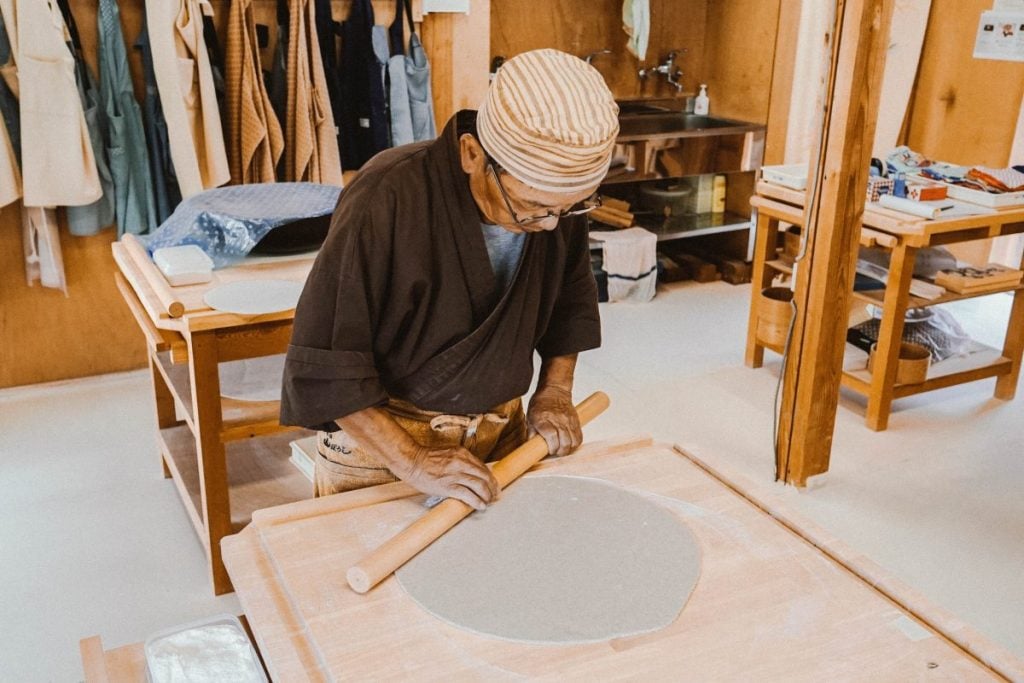 Soba class at Beniya Mukayu