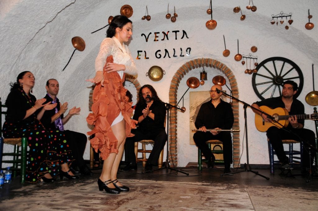 Flamenco Show at Venta el Gallo, Granada, Spain
