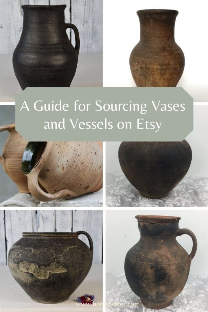 A Guide for Sourcing Vases and Vessels on Etsy