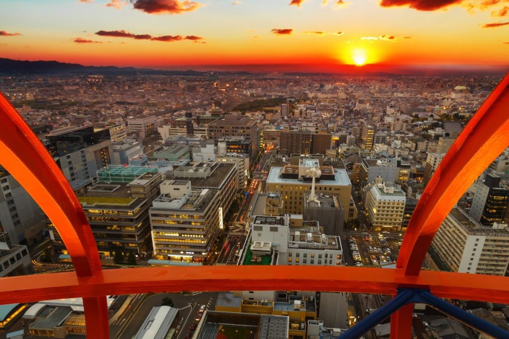 View from Kyoto Tower