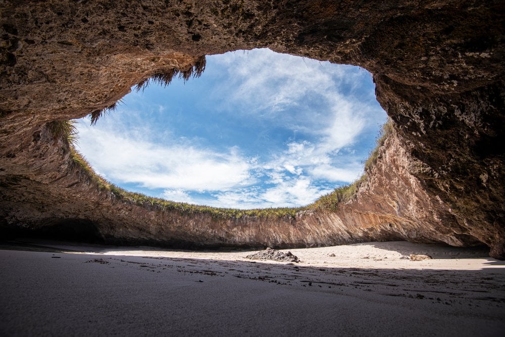 Marietas Islands Hidden Beach on Mexico, Punta de Mita, Nayarit