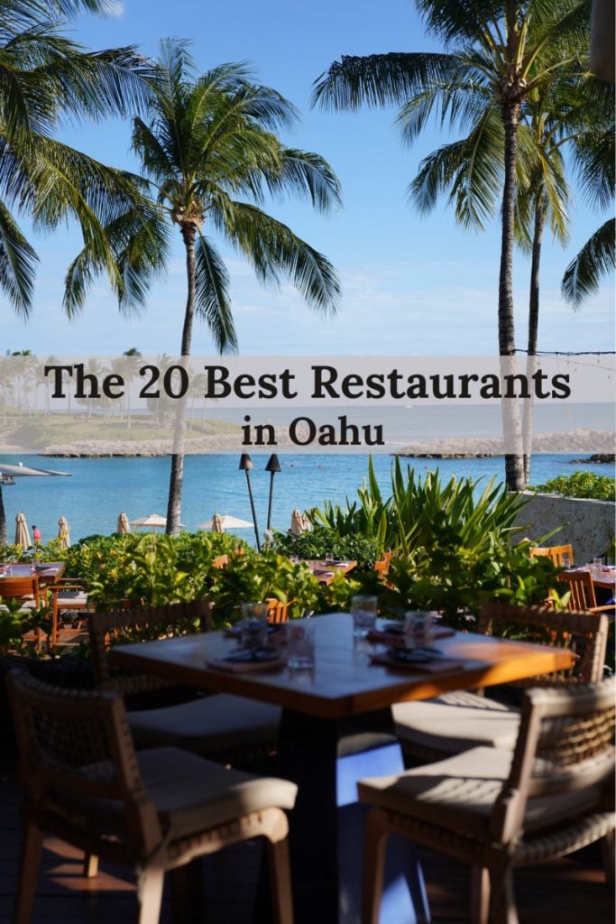 The 20 Best Restaurants in Oahu