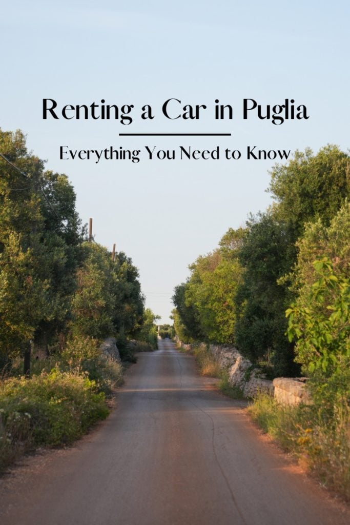 Renting a Car in Puglia, Italy