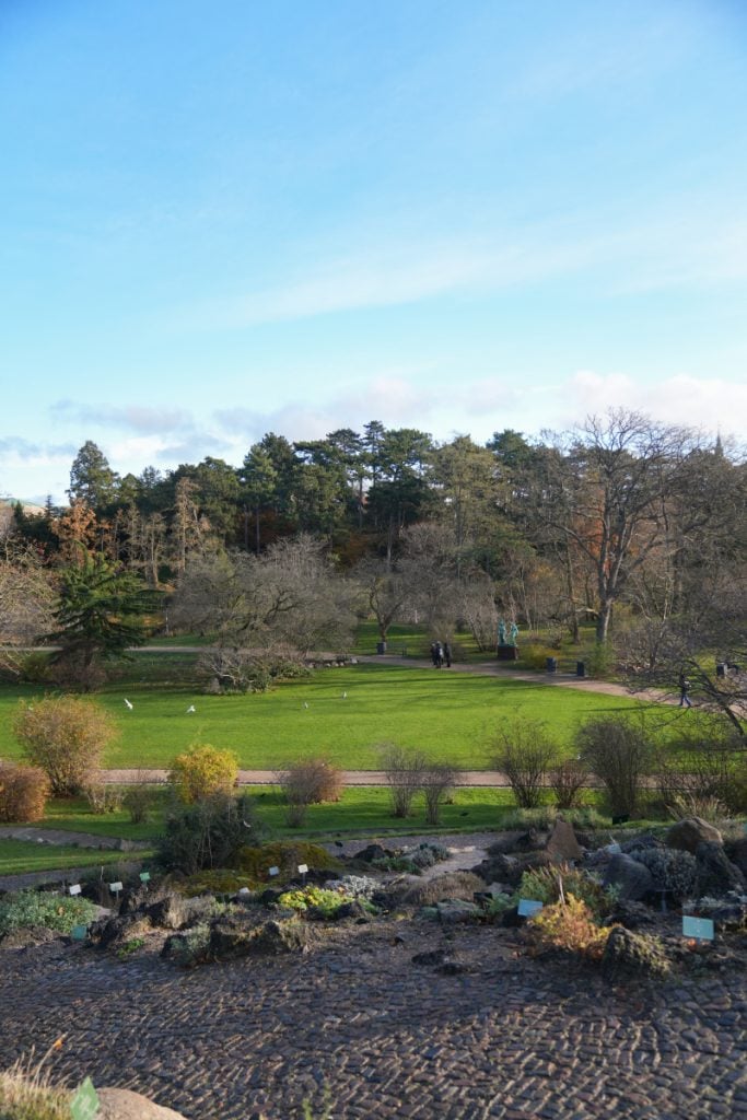 Landscaped grounds of Copenhagen Botanical Garden