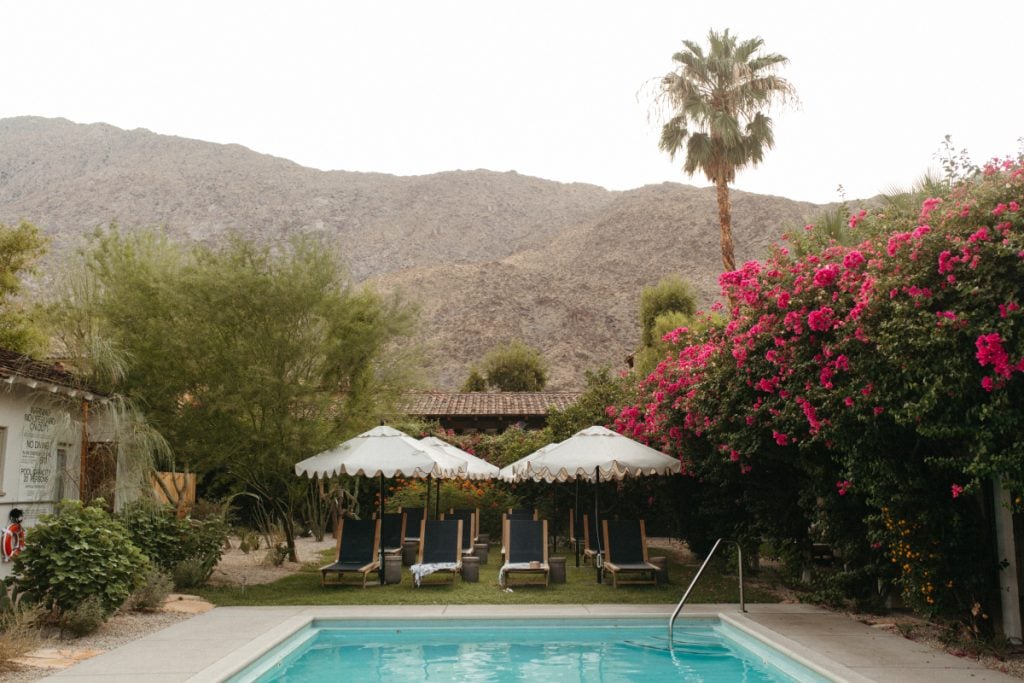 Casa Cody courtyard and pool in Palm Springs