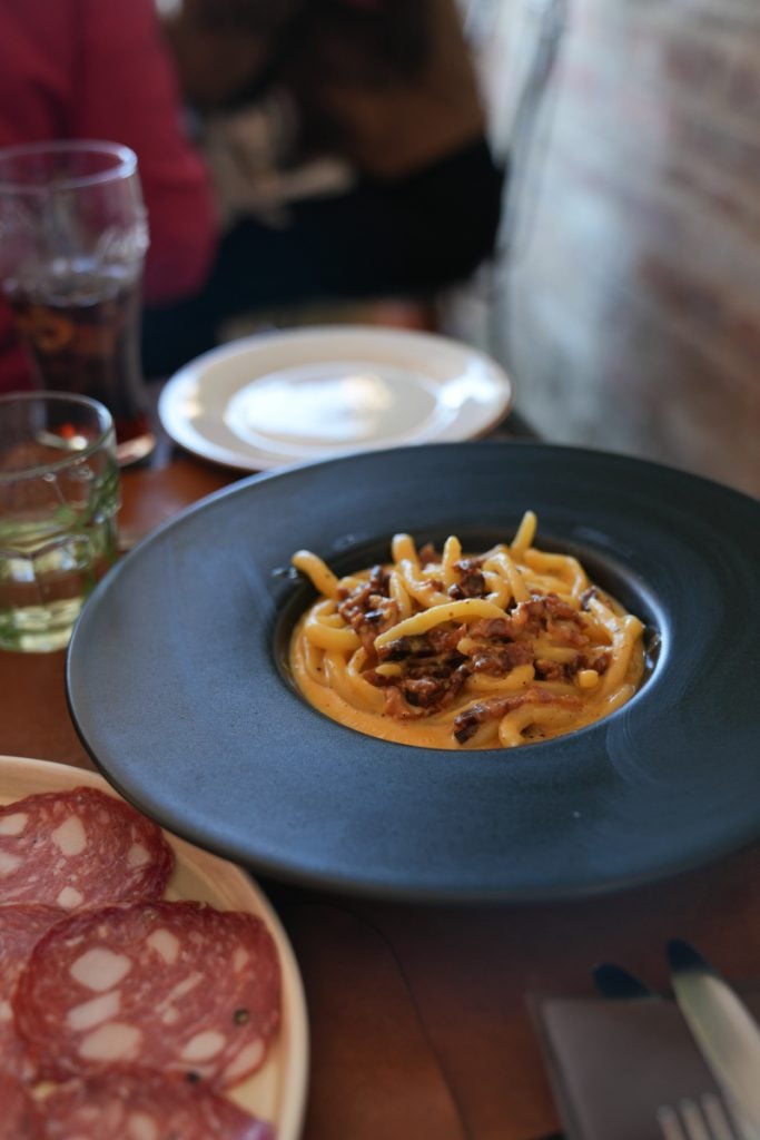 Dining at Osteria del Borgo