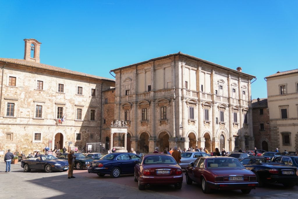 Piazza Grande car event, Montepulciano