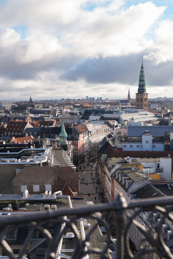Copenhagen rooftops viewed from Rundetaarn