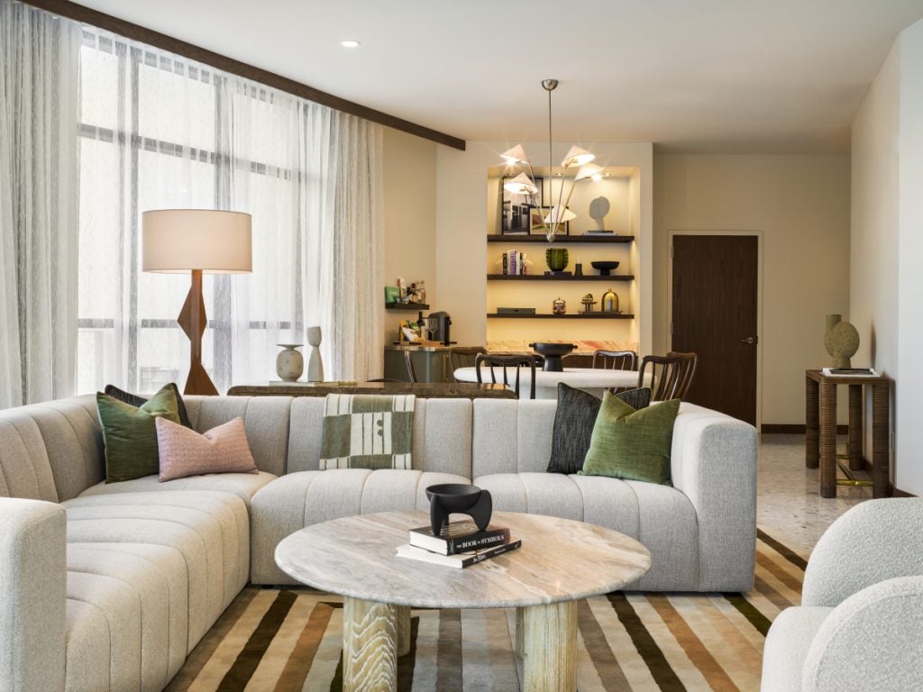 Modern guest room at Thompson Palm Springs