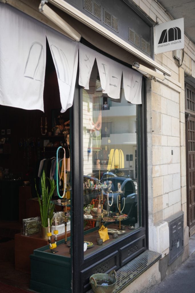 Maison Mönik boutique storefront in Biarritz