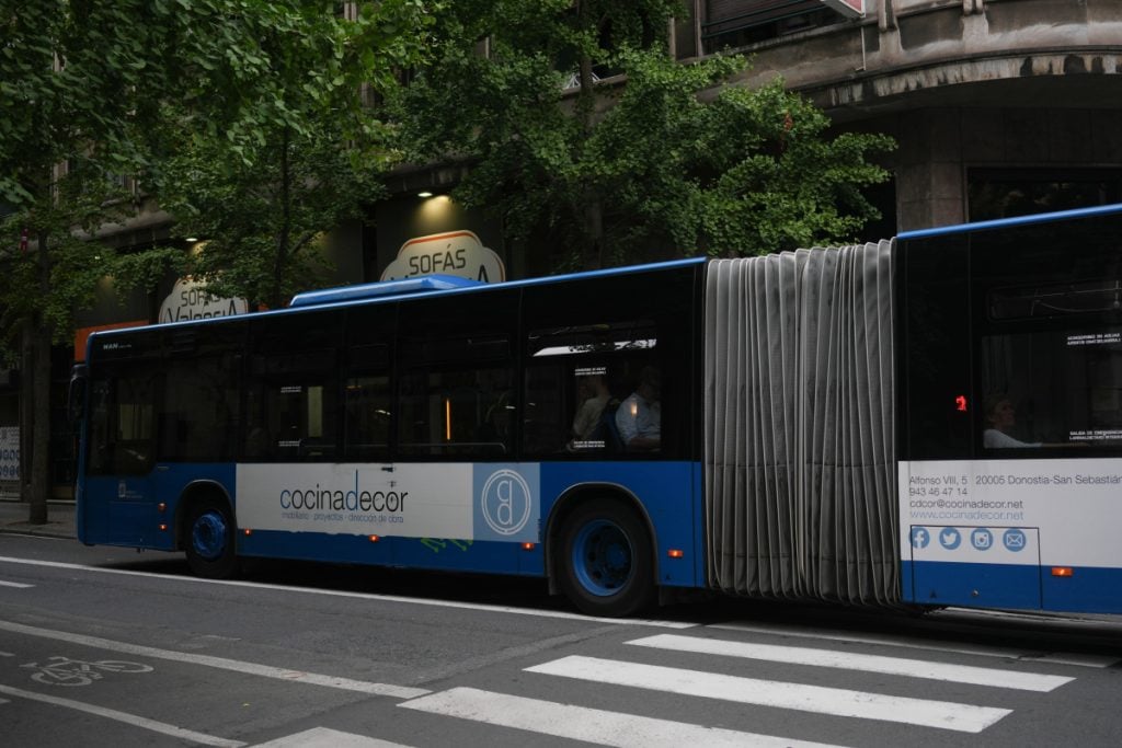 bus in San Sebastián.The Ultimate Guide to San Sebastián, Spain: The Best Things to Do