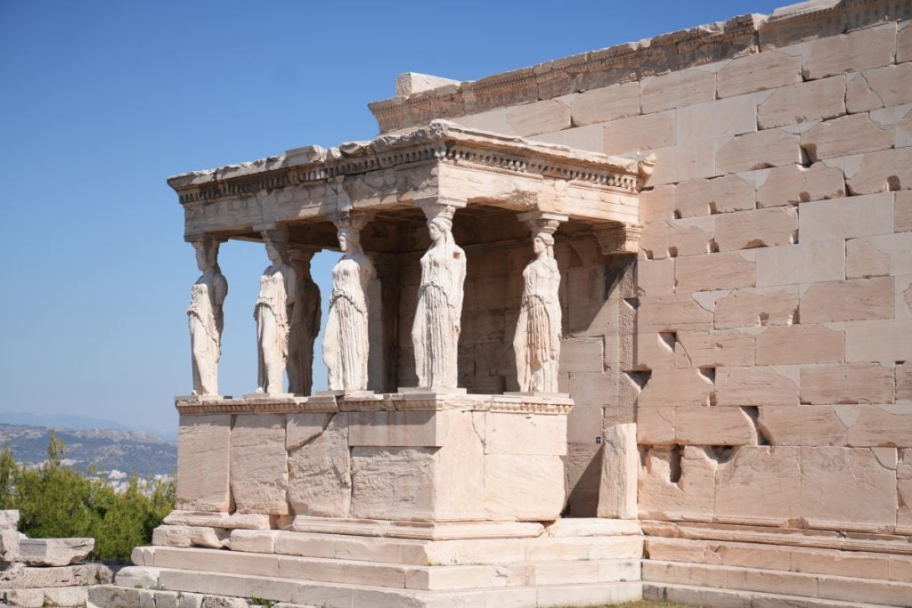 Porch of the Caryatids on the Erechtheion