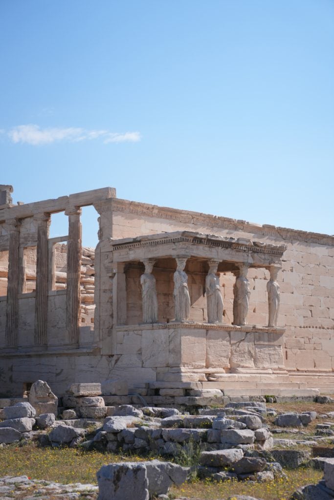 Caryatid Porch of the Erechtheion on the Acropolis