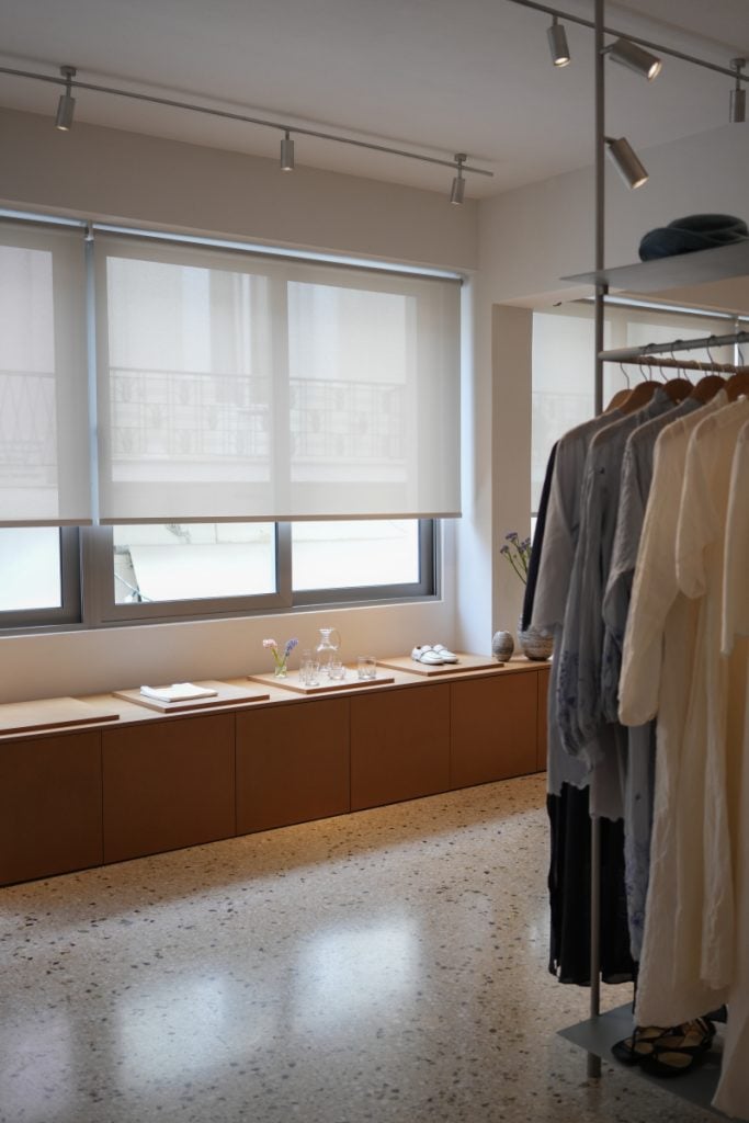 Clothing display inside Mouki Mou